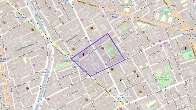 Appartement 52 m² trois pièces à vendre à Paris 11e Arrondissement