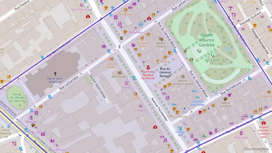 Appartement 43 m² deux pieces à vendre à Paris 11e Arrondissement