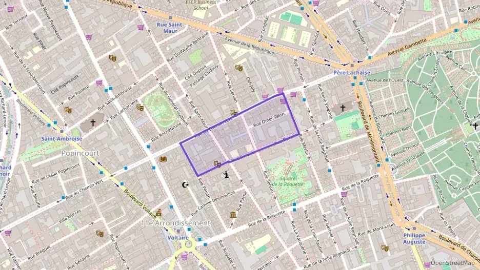 Appartement 40 m² deux pieces à vendre à Paris 11e Arrondissement