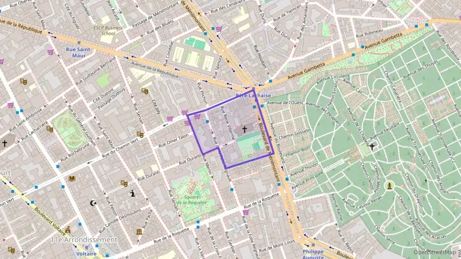 Appartement 44 m² deux pieces à vendre à Paris 11e Arrondissement