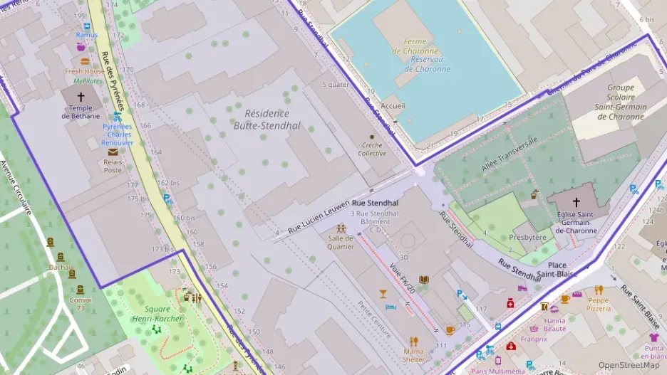 Appartement 43 m² deux pieces à vendre à Paris 20e Arrondissement