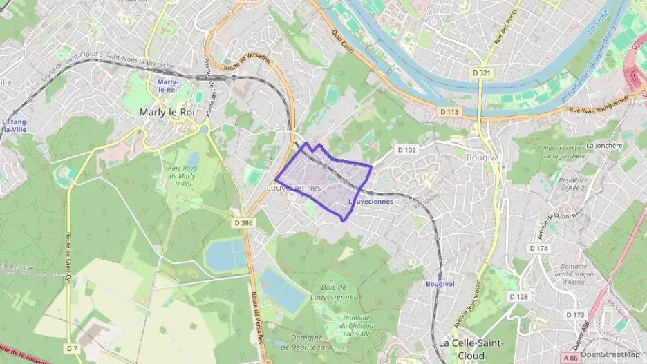 Appartement 65 m² trois pièces à vendre à Louveciennes