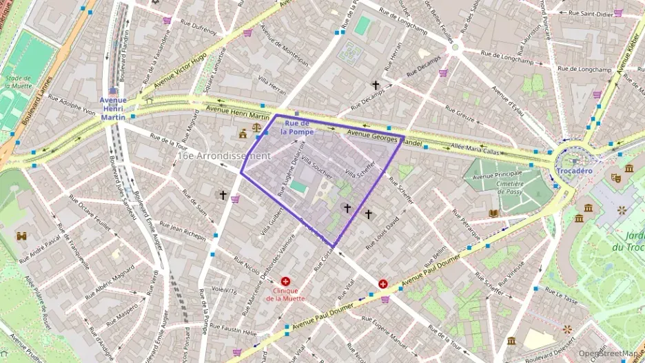Appartement 40 m² deux pieces à vendre à Paris 16e Arrondissement