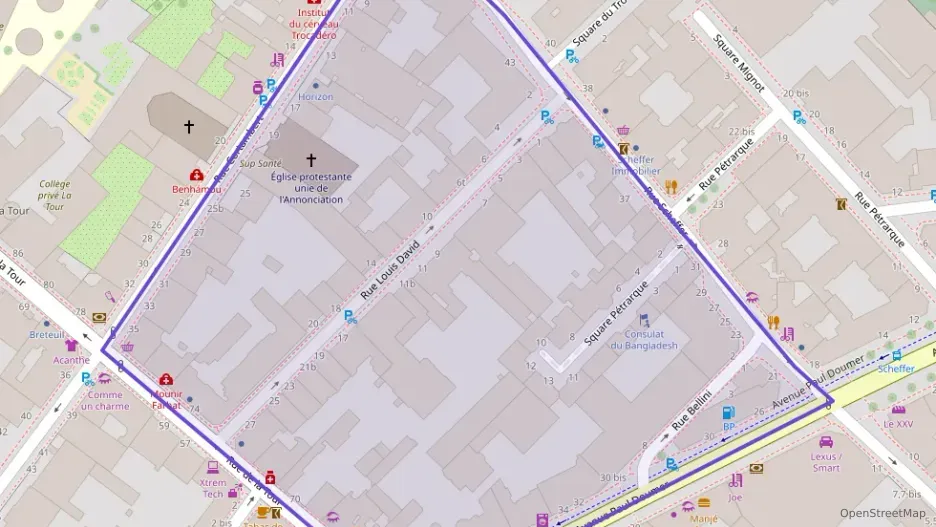 Appartement 34 m² une piece à vendre à Paris 16e Arrondissement