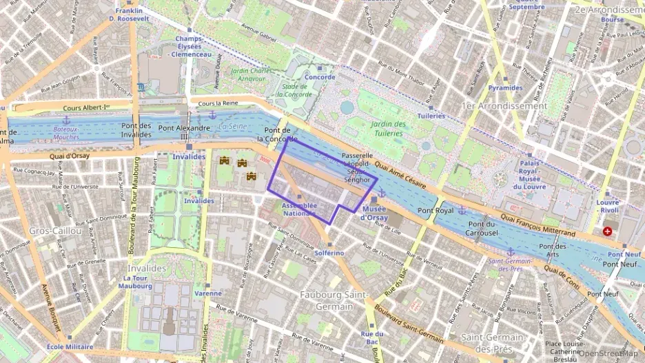 Appartement 133 m² quatre pièces à vendre à Paris 7e Arrondissement