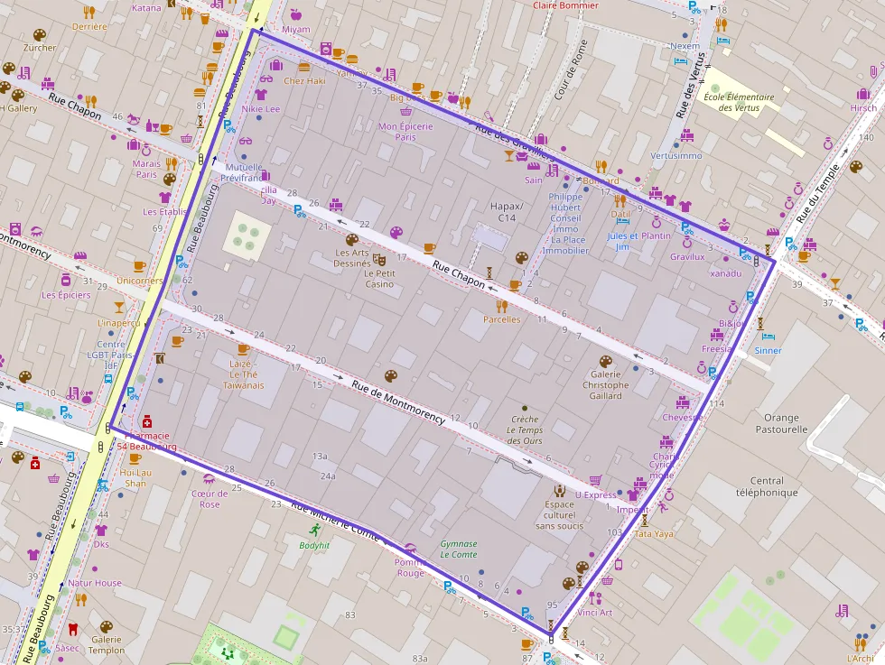 Appartement 88 m² trois pièces à vendre à Paris 3e Arrondissement