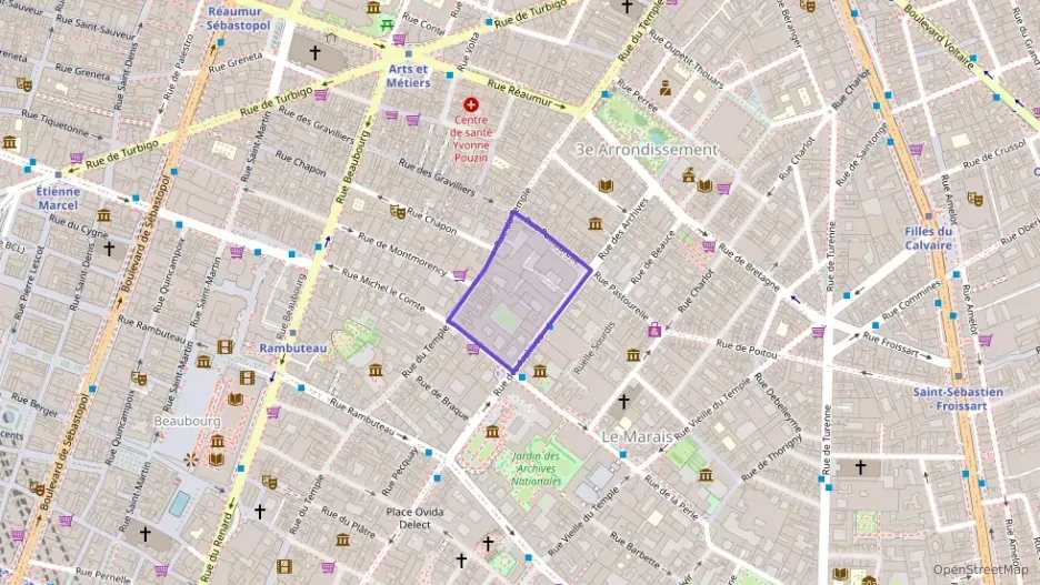Appartement 90 m² quatre pièces à vendre à Paris 3e Arrondissement