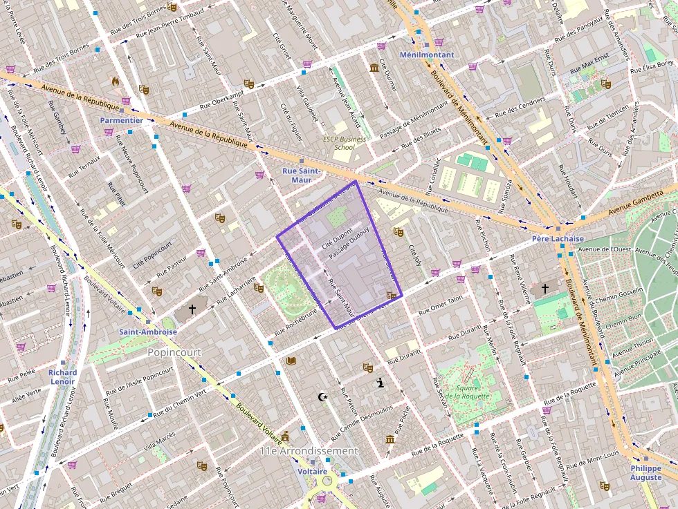 Appartement 77 m² trois pièces à vendre à Paris 11e Arrondissement