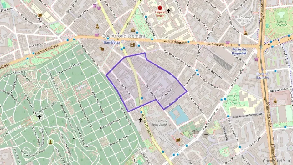 Appartement 25 m² une piece à vendre à Paris 20e Arrondissement