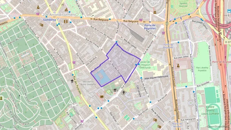 Appartement 24 m² une piece à vendre à Paris 20e Arrondissement