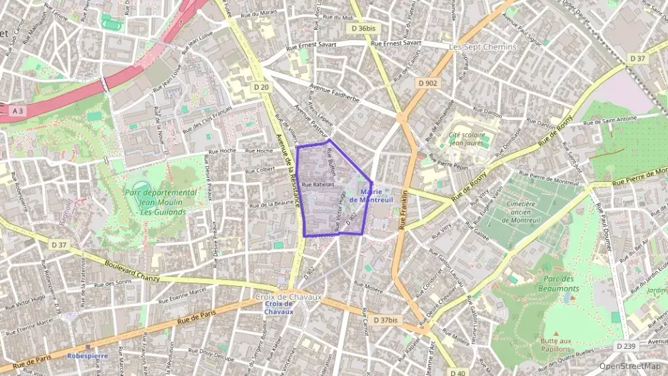 Appartement 34 m² deux pieces à vendre à Montreuil