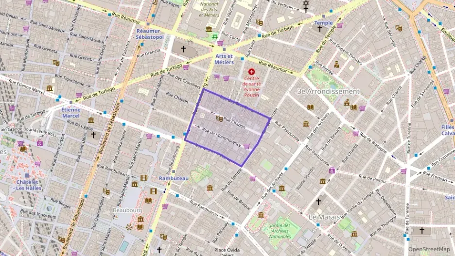 Appartement 81 m² quatre pièces à vendre à Paris 3e Arrondissement