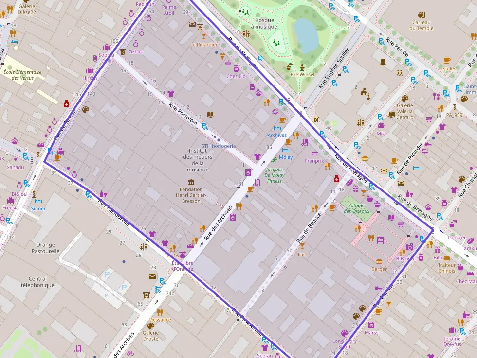 Appartement 55 m² trois pièces à vendre à Paris 3e Arrondissement