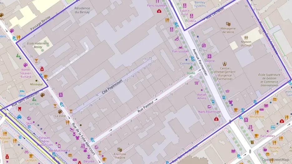 Appartement 25 m² une piece à vendre à Paris 11e Arrondissement