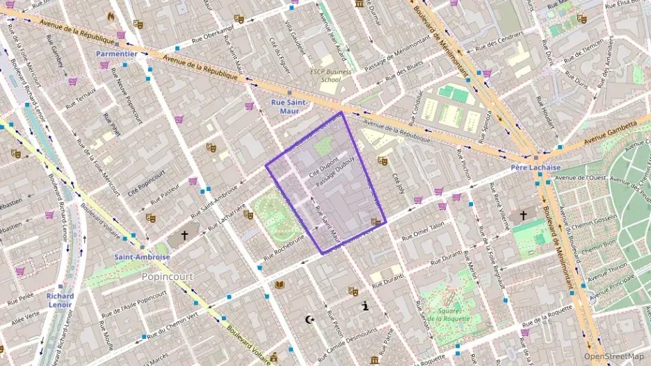Appartement 42 m² deux pieces à vendre à Paris 11e Arrondissement
