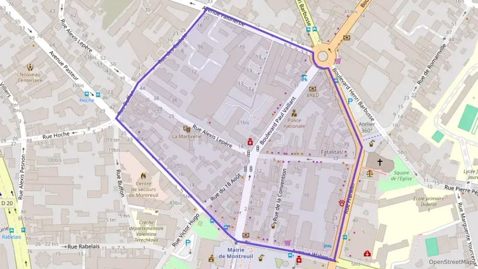 Appartement 51 m² deux pieces à vendre à Montreuil