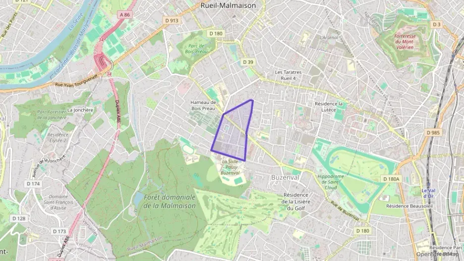 Appartement 73 m² trois pièces à vendre à Rueil-Malmaison