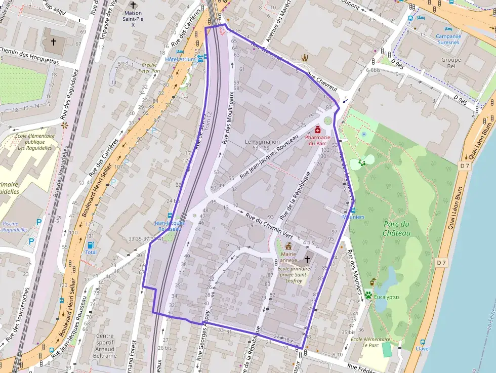 Appartement 84 m² quatre pièces à vendre à Suresnes