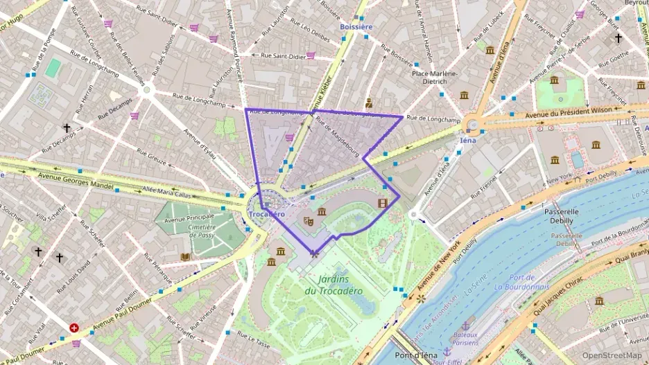Appartement 56 m² trois pièces à vendre à Paris 16e Arrondissement Appartement 56 m² trois pièces à vendre à Paris 16e Arrondissement