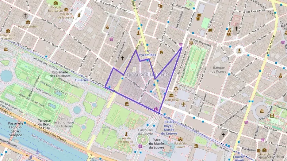 Appartement 151 m² trois pièces à vendre à Paris 1er Arrondissement