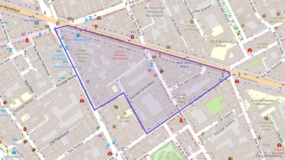 Appartement 50 m² deux pieces à vendre à Paris 11e Arrondissement