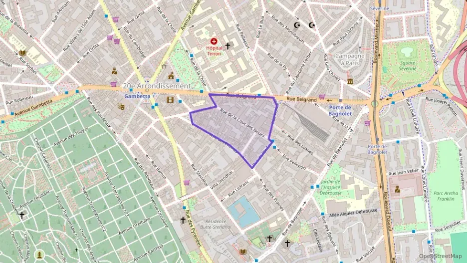 Appartement 36 m² deux pieces à vendre à Paris 20e Arrondissement