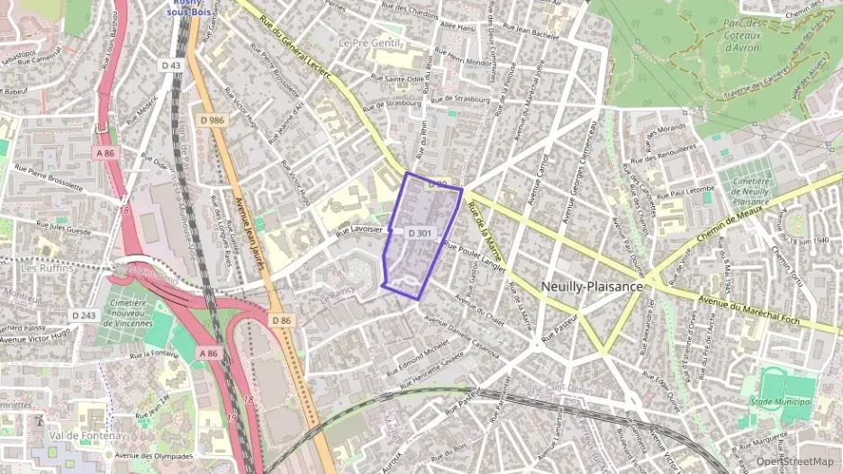 Appartement 58 m² deux pieces à vendre à Rosny-sous-Bois