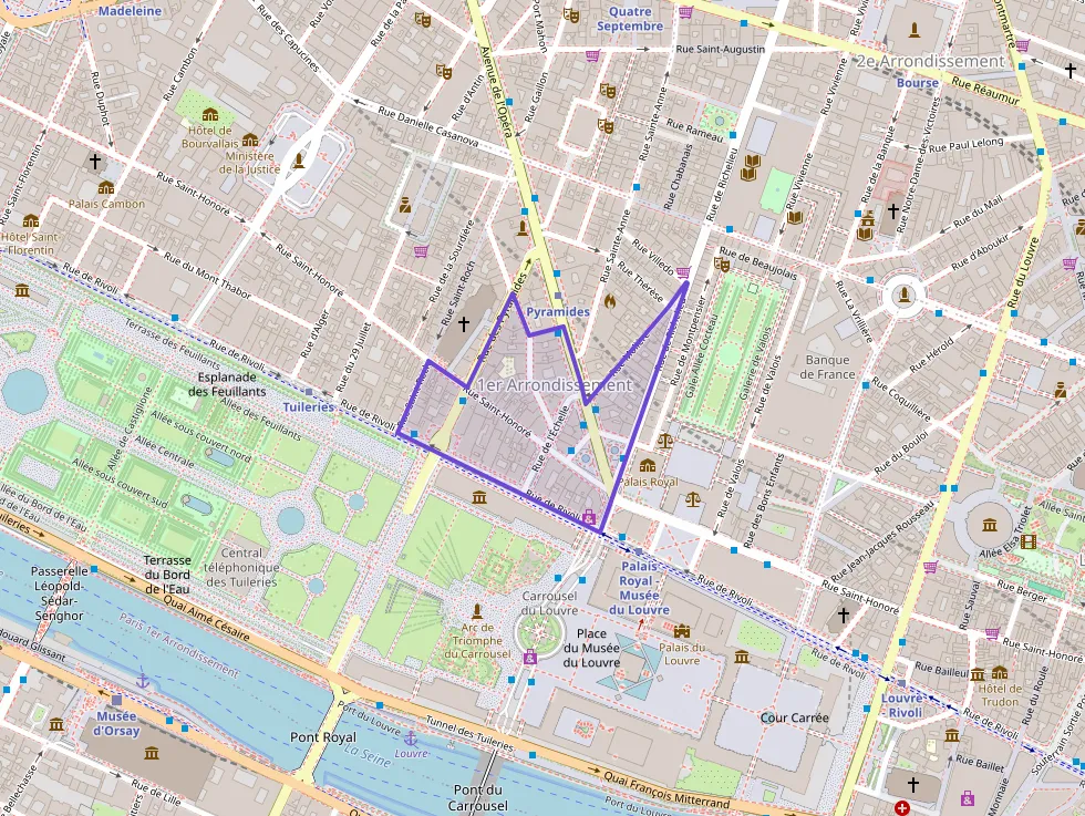 Appartement 160 m² quatre pièces à vendre à Paris 1er Arrondissement