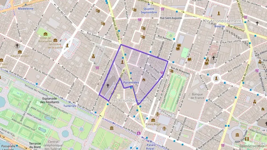 Appartement 150 m² quatre pièces à vendre à Paris 1er Arrondissement