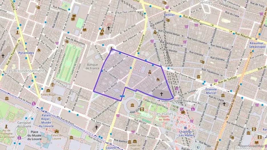 Appartement 84 m² trois pièces à vendre à Paris 1er Arrondissement