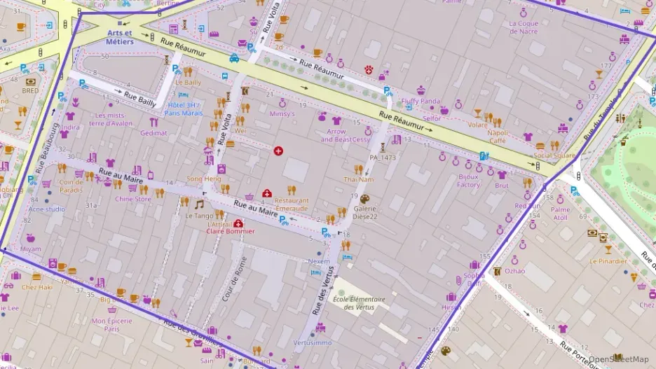 Appartement 42 m² deux pieces à vendre à Paris 3e Arrondissement