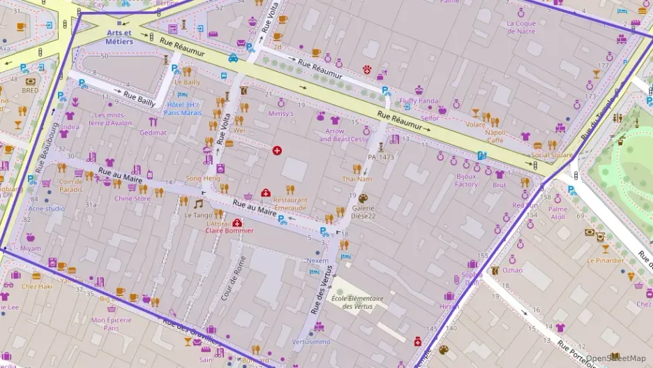 Appartement 40 m² deux pieces à vendre à Paris 3e Arrondissement