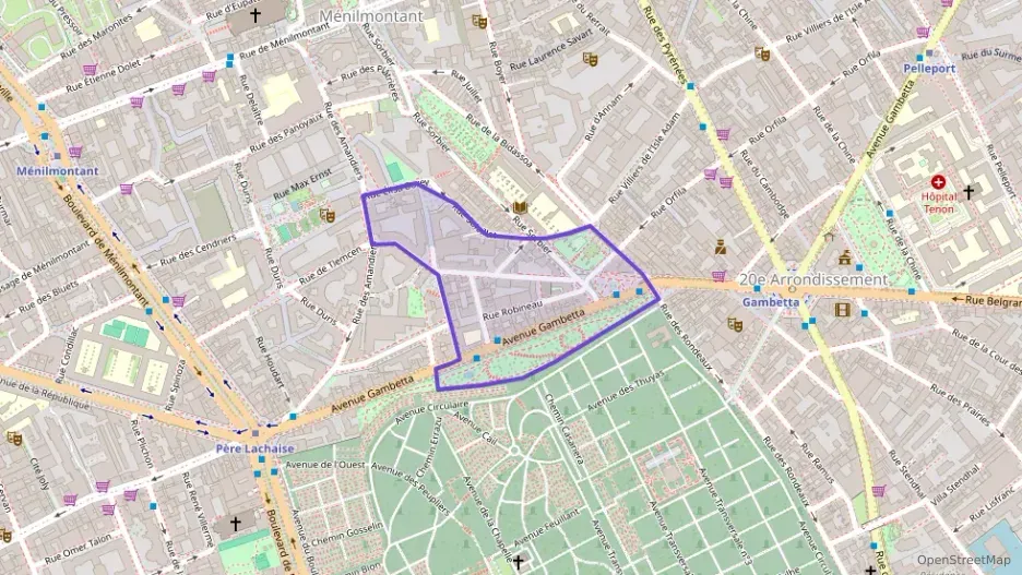 Appartement 54 m² deux pieces à vendre à Paris 20e Arrondissement