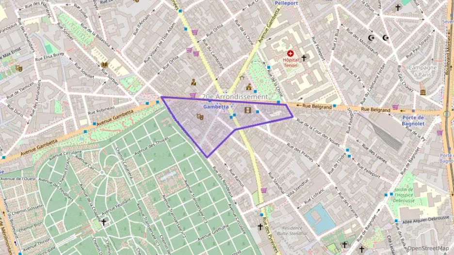 Appartement 50 m² trois pièces à vendre à Paris 20e Arrondissement