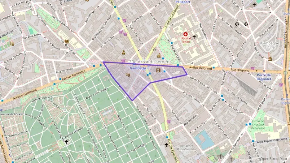 Appartement 67 m² trois pièces à vendre à Paris 20e Arrondissement