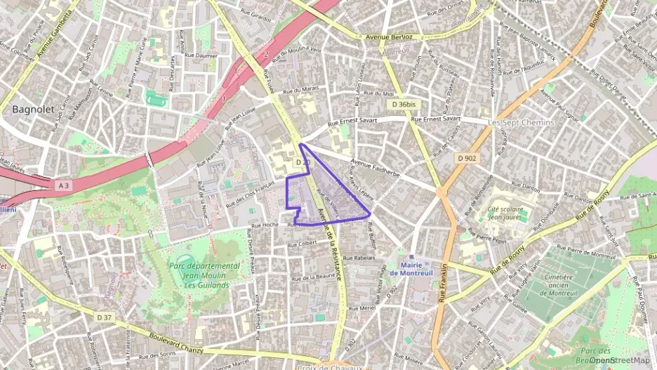 Appartement 31 m² deux pieces à vendre à Montreuil