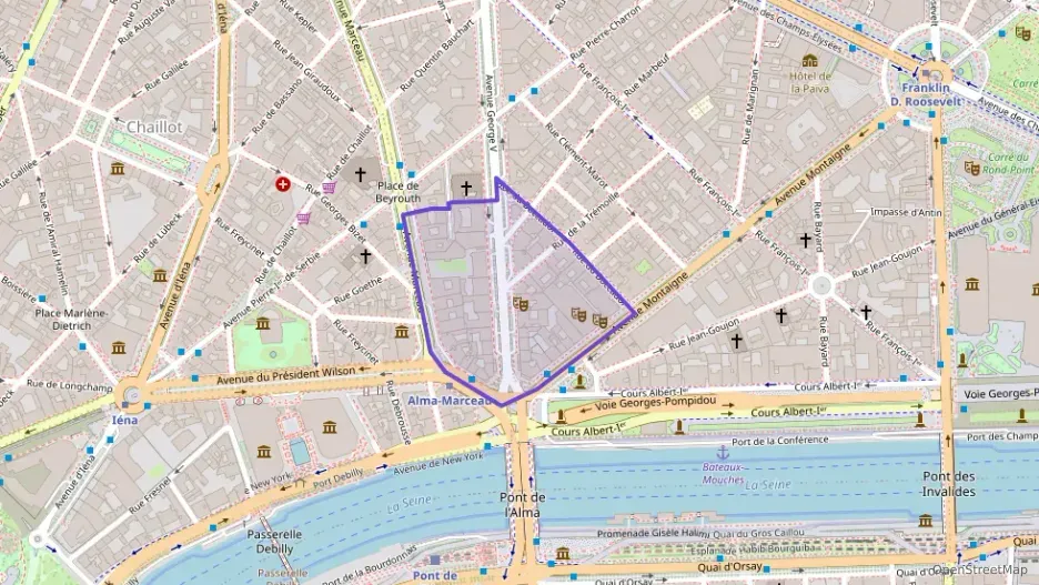 Appartement 70 m² trois pièces à vendre à Paris 8e Arrondissement Appartement 70 m² trois pièces à vendre à Paris 8e Arrondissement