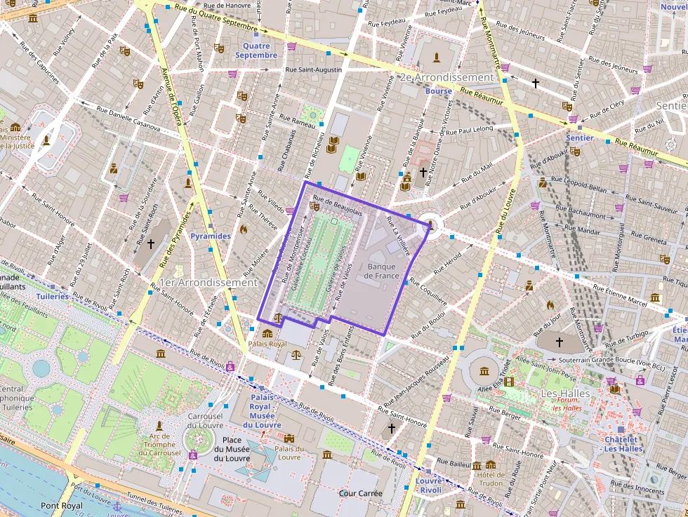 Appartement 46 m² deux pieces à vendre à Paris 1er Arrondissement