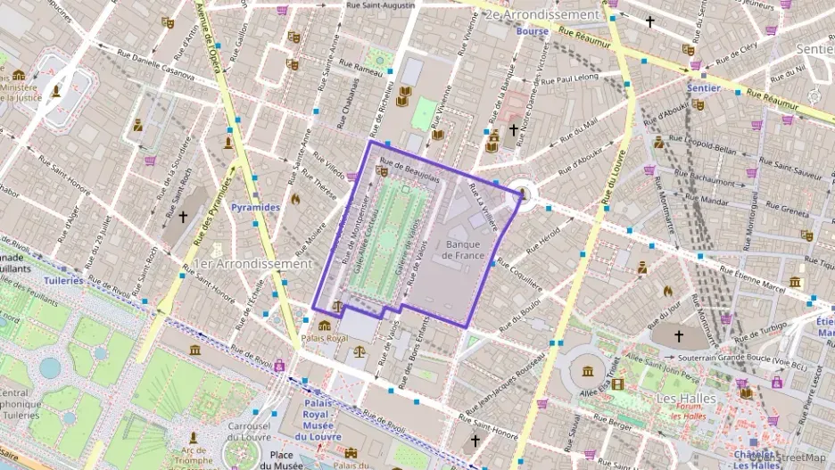 Appartement 46 m² deux pieces à vendre à Paris 1er Arrondissement