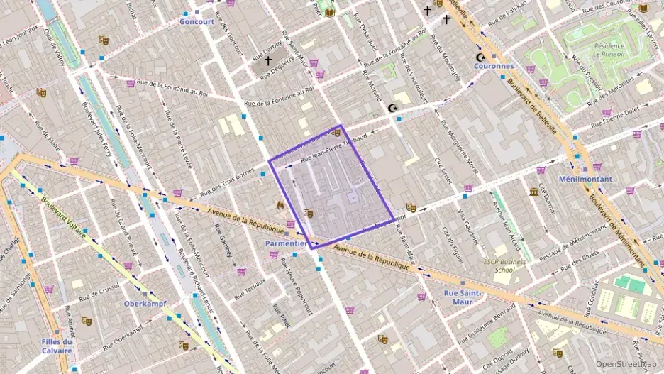 Appartement 50 m² deux pieces à vendre à Paris 11e Arrondissement
