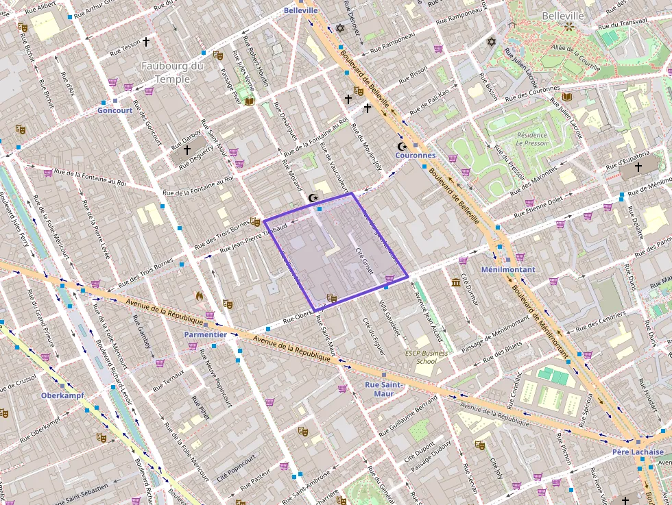 Appartement 42 m² deux pieces à vendre à Paris 11e Arrondissement