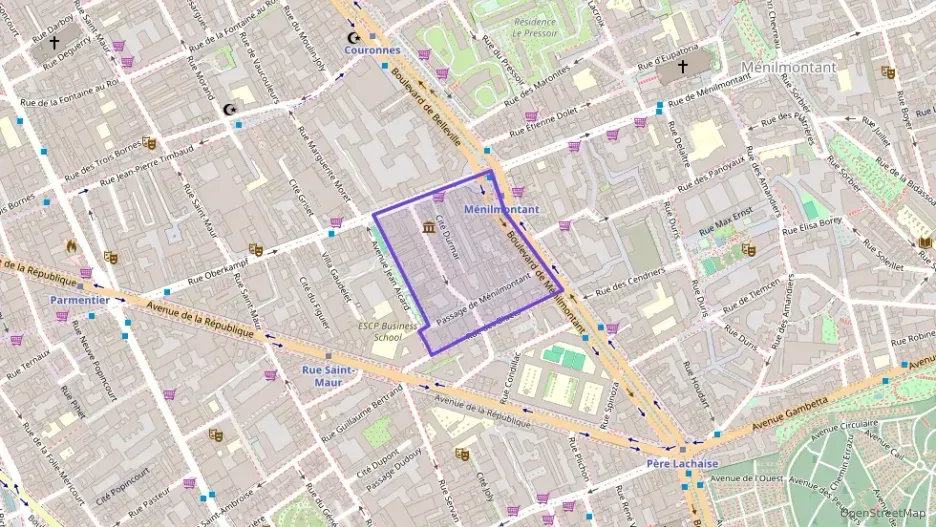Appartement 26 m² deux pieces à vendre à Paris 11e Arrondissement
