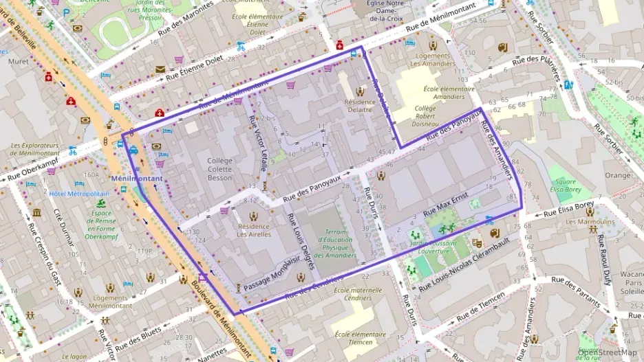 Appartement 24 m² deux pieces à vendre à Paris 20e Arrondissement