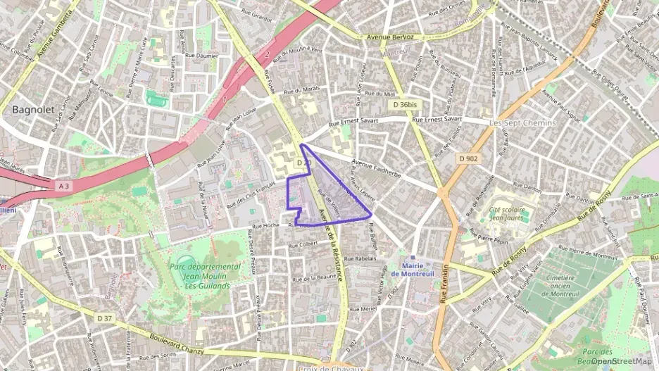 Appartement 95 m² quatre pièces à vendre à Montreuil