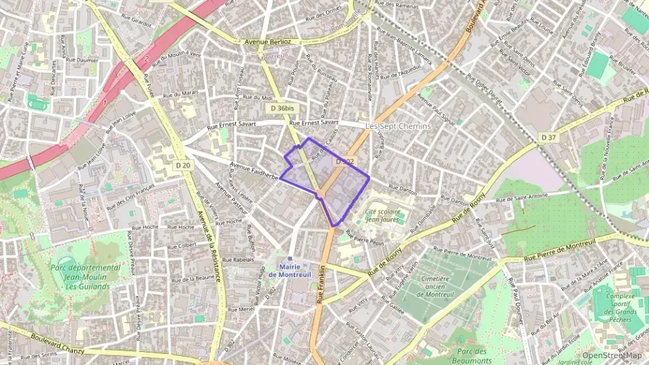 Appartement 67 m² trois pièces à vendre à Montreuil