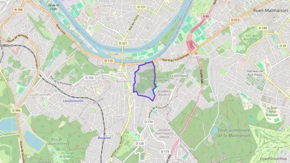 Appartement 73 m² trois pièces à vendre à Bougival