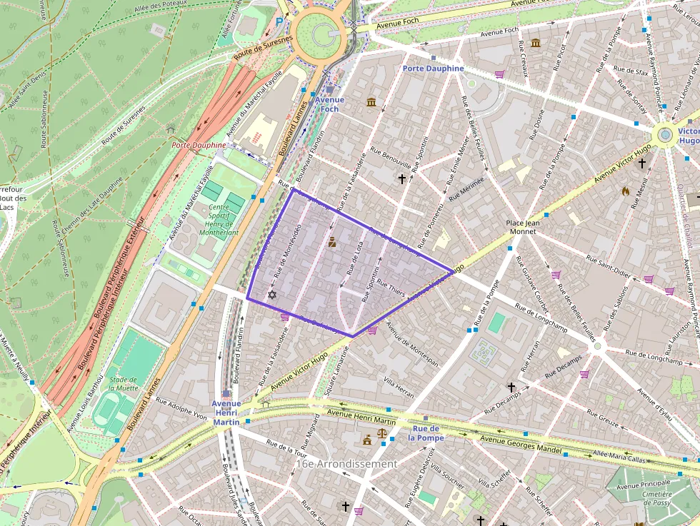 Appartement 45 m² deux pieces à vendre à Paris 16e Arrondissement