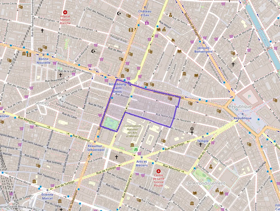 Appartement 25 m² une piece à vendre à Paris 3e Arrondissement