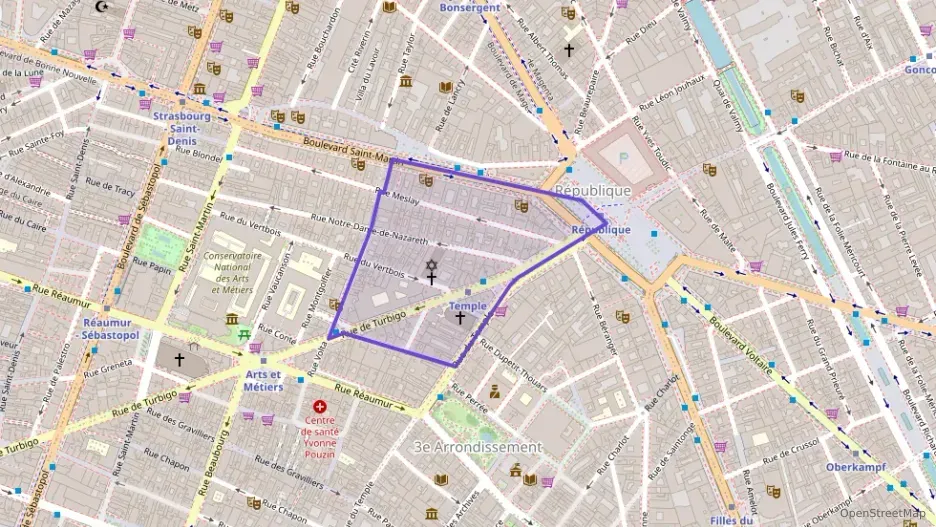 Appartement 48 m² deux pieces à vendre à Paris 3e Arrondissement