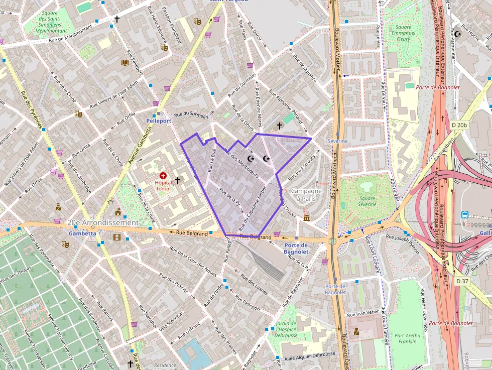 Appartement 49 m² trois pièces à vendre à Paris 20e Arrondissement